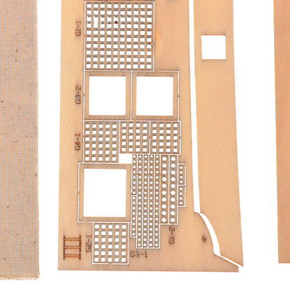1:100 Scale Halcon Wooden Sailing Boat DIY Assembly Kit – Classic Desktop Nautical Model