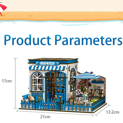 DIY Miniature Wooden Dollhouse – 3D Puzzle Memory Care Kit
