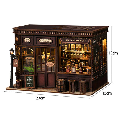 DIY Miniature Wooden Dollhouse – 3D Puzzle Memory Care Kit