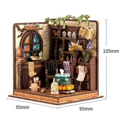 DIY Miniature Wooden Dollhouse – 3D Puzzle Memory Care Kit