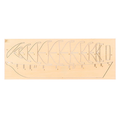 Wooden sailing boat DIY model kit 1:70 for adults — cognitive hobby ship building set  — Freetimejoy