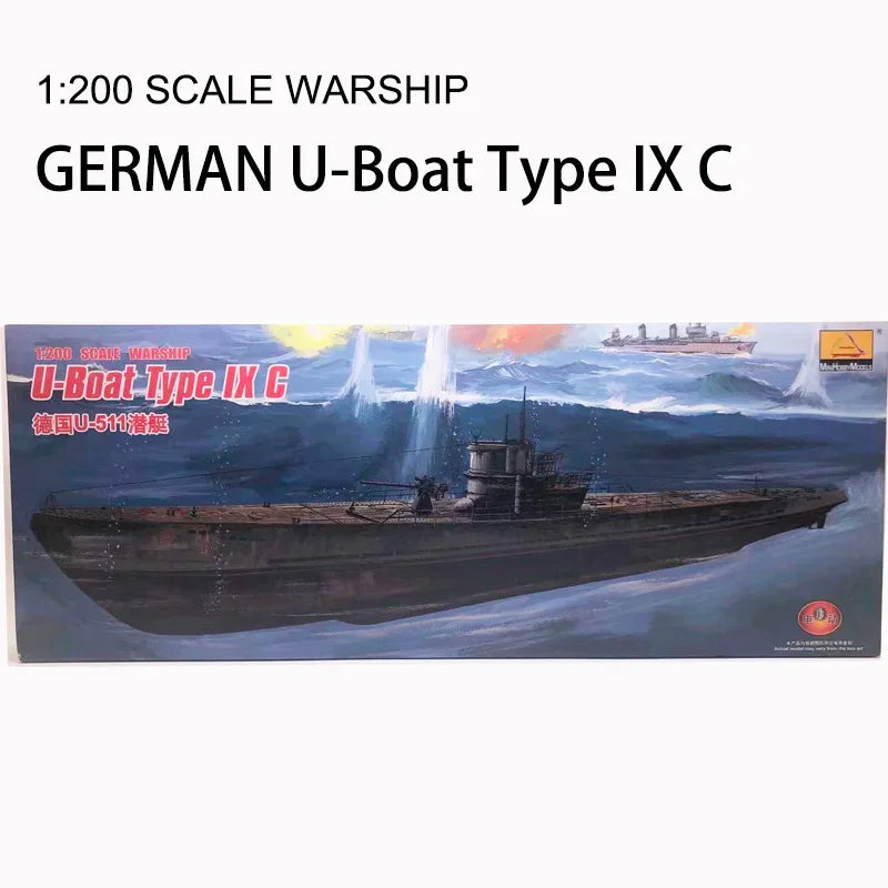 1:700 Scale Electric Military Ship Model – Motorized Assembly Kit for Land & Water