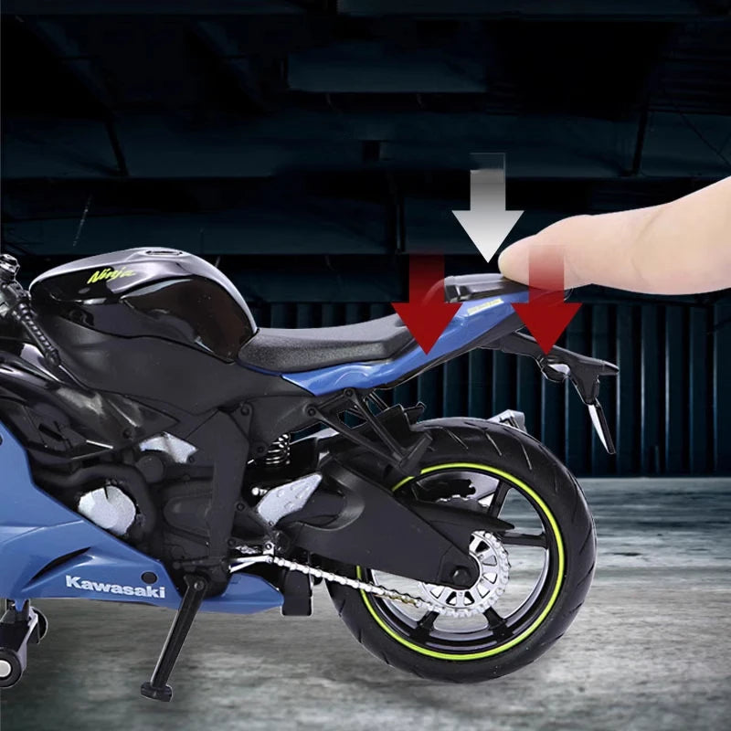 1-12-Scale-Ninja-ZX-6R-Super-Sport-Diecast-Motorcycle-Alloy-Model-FREETIMEJOY-Performance-Hobby
