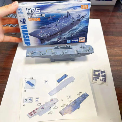 1:1500 Scale Modern Naval Fleet – D75 Assault Ship & D55 Destroyer Assembly Kits