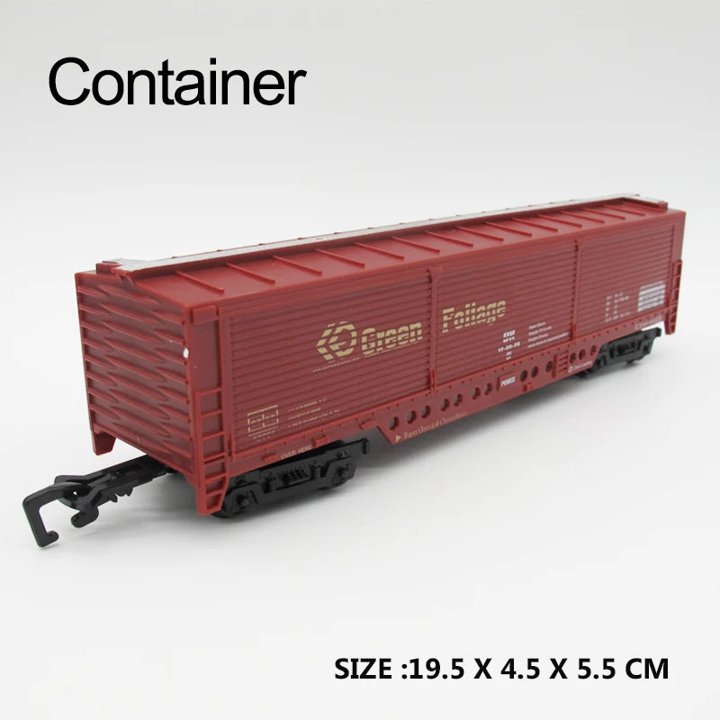 Rail King 1:87 Scale Train Track Cargo Car & Carriage Collection – HO Scale DIY Model Rail Accessories