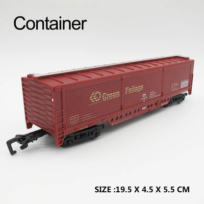 Rail King 1:87 Scale Train Track Cargo Car & Carriage Collection – HO Scale DIY Model Rail Accessories