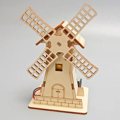 DIY-Electric-Windmill-Hut-Wooden-Mechanical-Kit-for-Seniors-Cognitive-Hobby-FREETIMEJOY