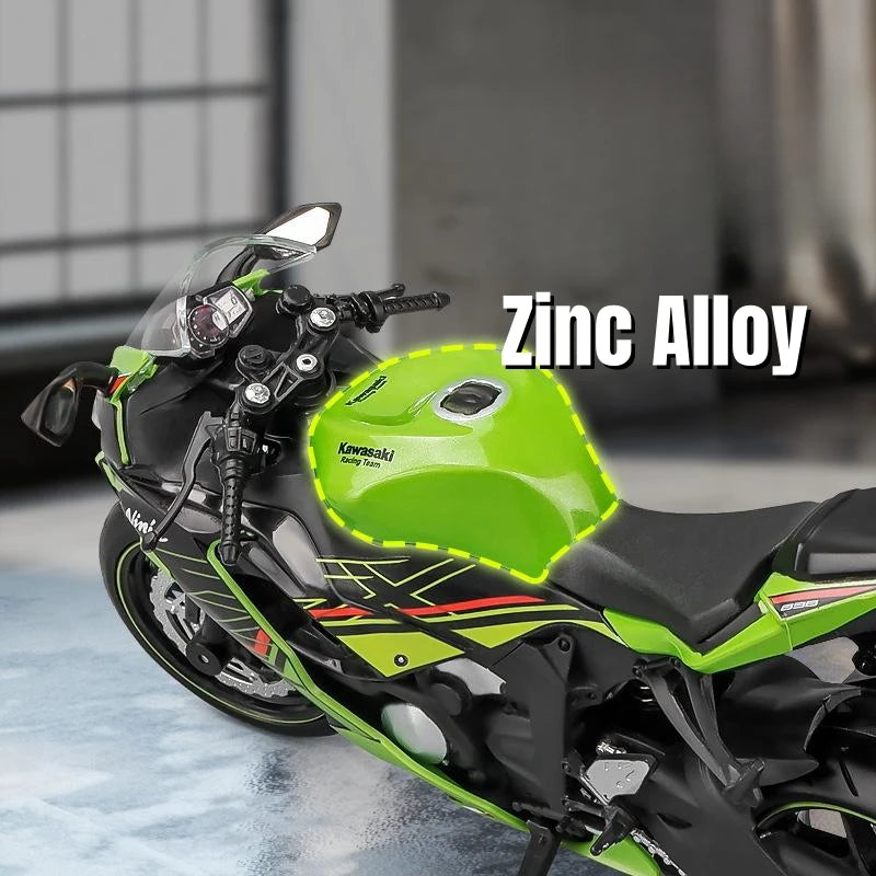 1-12-Scale-Kawasaki-Ninja-ZX-6R-Diecast-Alloy-Motorcycle-Model-FREETIMEJOY-Performance-Hobby