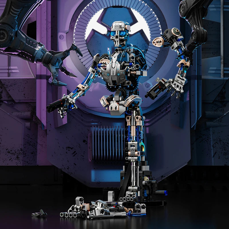 MJ-BLOCK-692-Piece-Mechanical-Robot-Building-Set-DIY-Cybernetic-Model-FREETIMEJOY-Technical-Hobby