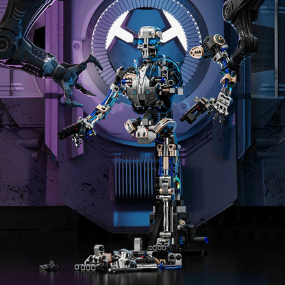 MJ-BLOCK-692-Piece-Mechanical-Robot-Building-Set-DIY-Cybernetic-Model-FREETIMEJOY-Technical-Hobby