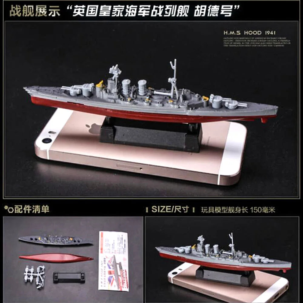 4D Modern Naval Series: Liaoning Aircraft Carrier & Battleship Assembly Model Kit