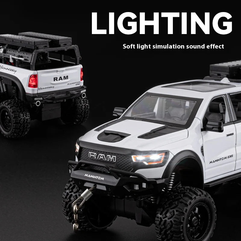 Maisto-1-24-Hennessey-Mammoth-6x6-Off-Road-Truck-Diecast-Alloy-Model-FREETIMEJOY-Performance-Hobby