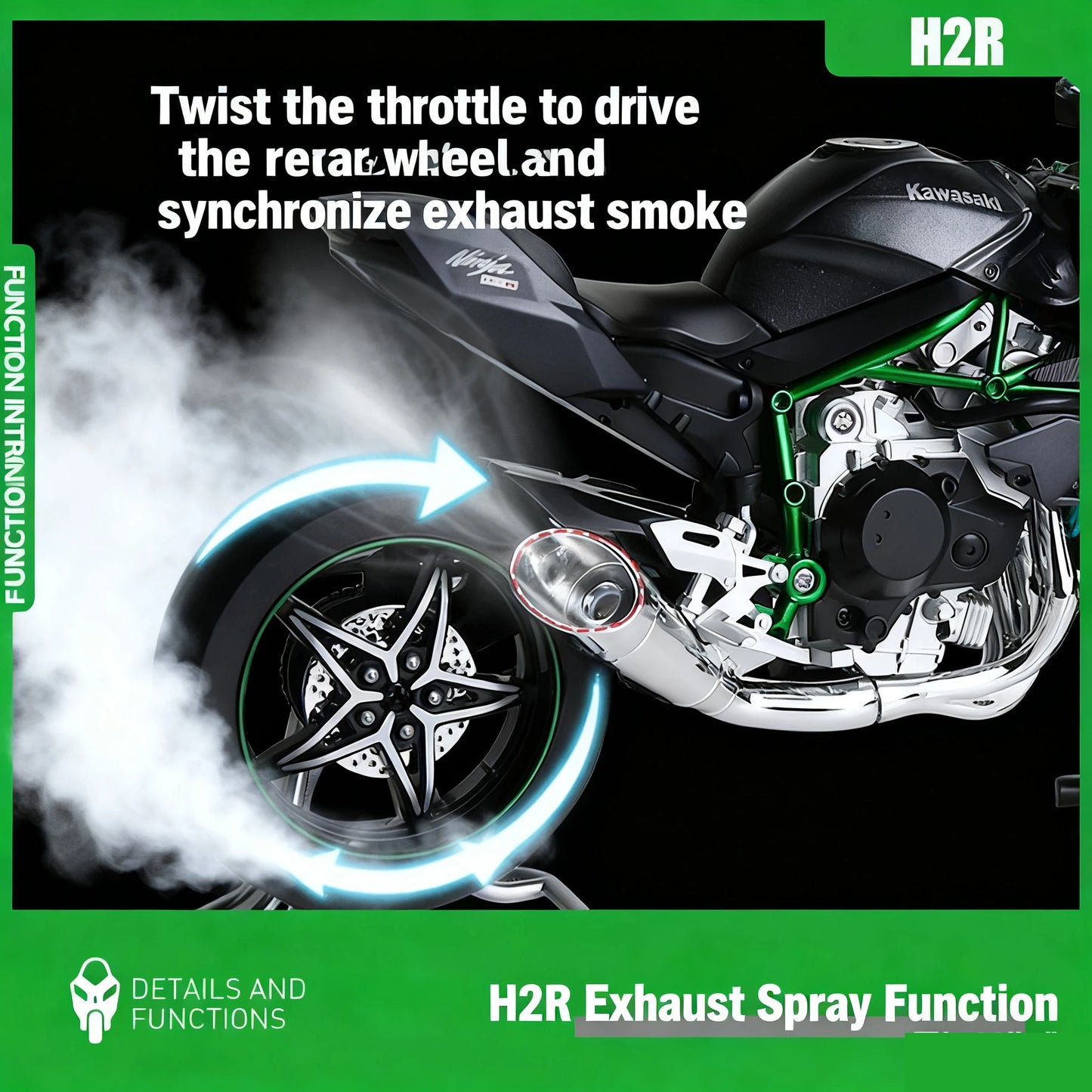 Kawasaki Ninja H2/H2R - 1:9