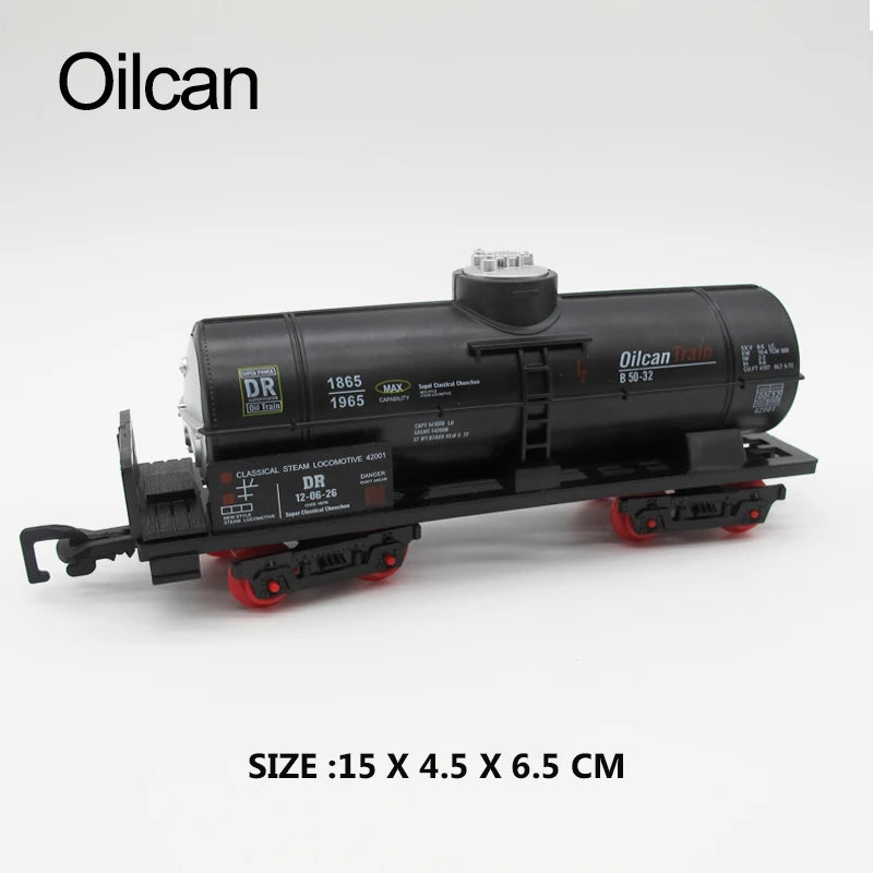 Rail King 1:87 Scale Train Track Cargo Car & Carriage Collection – HO Scale DIY Model Rail Accessories