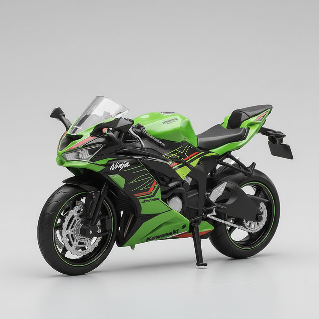 1-12-Scale-Ninja-ZX-6R-Super-Sport-Diecast-Motorcycle-Alloy-Model-FREETIMEJOY-Performance-Hobby