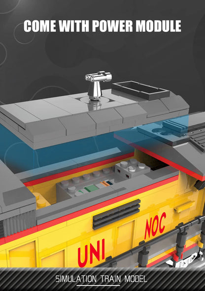 Modern Heavy-Haul Diesel Locomotive – AC6000CW Technical Building Model