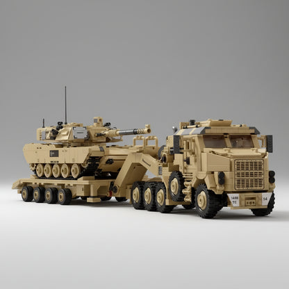 M983-HEMTT-M10170-Transport-JLTV-Armored-Vehicle-Technical-Building-Blocks-FREETIMEJOY-Logistics