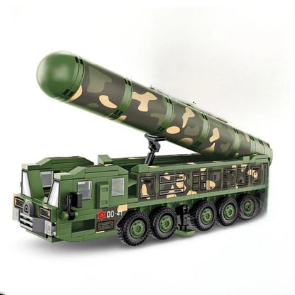 DF-41-Missile-Vehicle-Type-99-Main-Battle-Tank-Technical-Building-Blocks-FREETIMEJOY-Military-Hobby