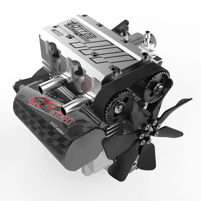 TOYAN-FS-L200AC-Twin-Cylinder-4-Stroke-Nitro-Engine-Functional-Metal-Model-Kit-FREETIMEJOY-Engineering