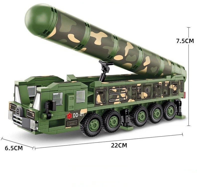 DF-41 Missile Vehicle & Type 99 Tank Technical Models