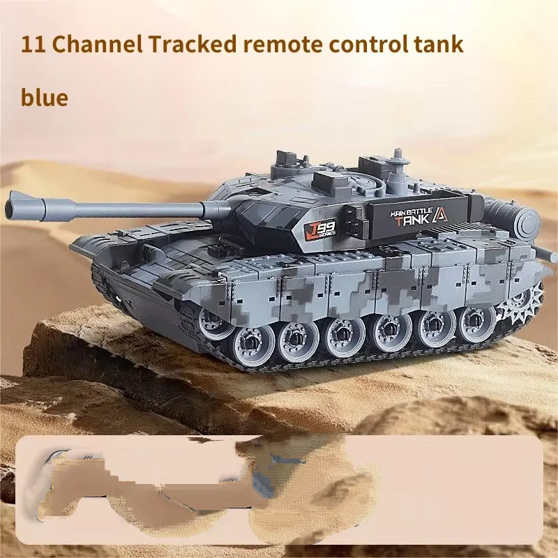 CONUSEA 33CM Remote Control Battle Tank – Interactive Crawler Vehicle with 4-Channel Precision