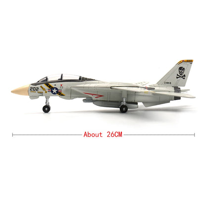 WILD-FRUIT-1-72-Scale-F-14-Tomcat-Fighter-Tank-Missile-Vehicle-Technical-Assembly-Model-FREETIMEJOY