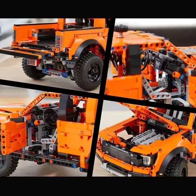 LZJV Tech Raptor F-150 Off-Road Truck – 1379-Piece Professional Technical Building Kit