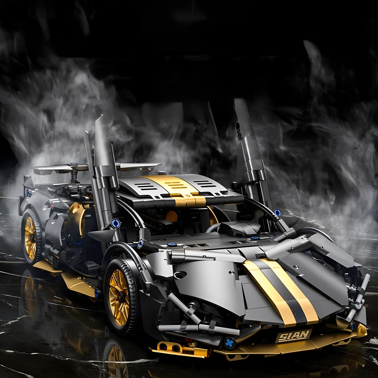 1-14-Technical-Racing-Supercar-1280-Piece-DIY-Building-Blocks-RC-Motorized-Model-FREETIMEJOY-Performance-Hobby