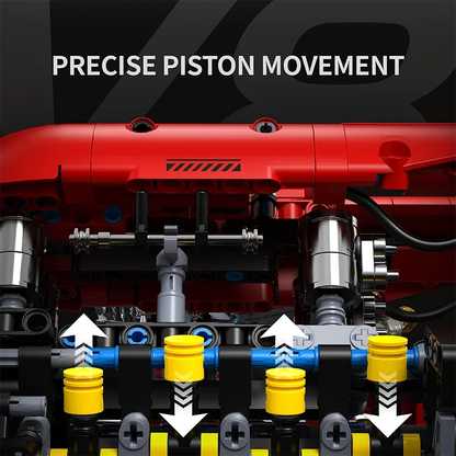 1370-Piece-Motorized-V8-Engine-Building-Blocks-Technical-Electric-Model-FREETIMEJOY-Engineering-Hobby