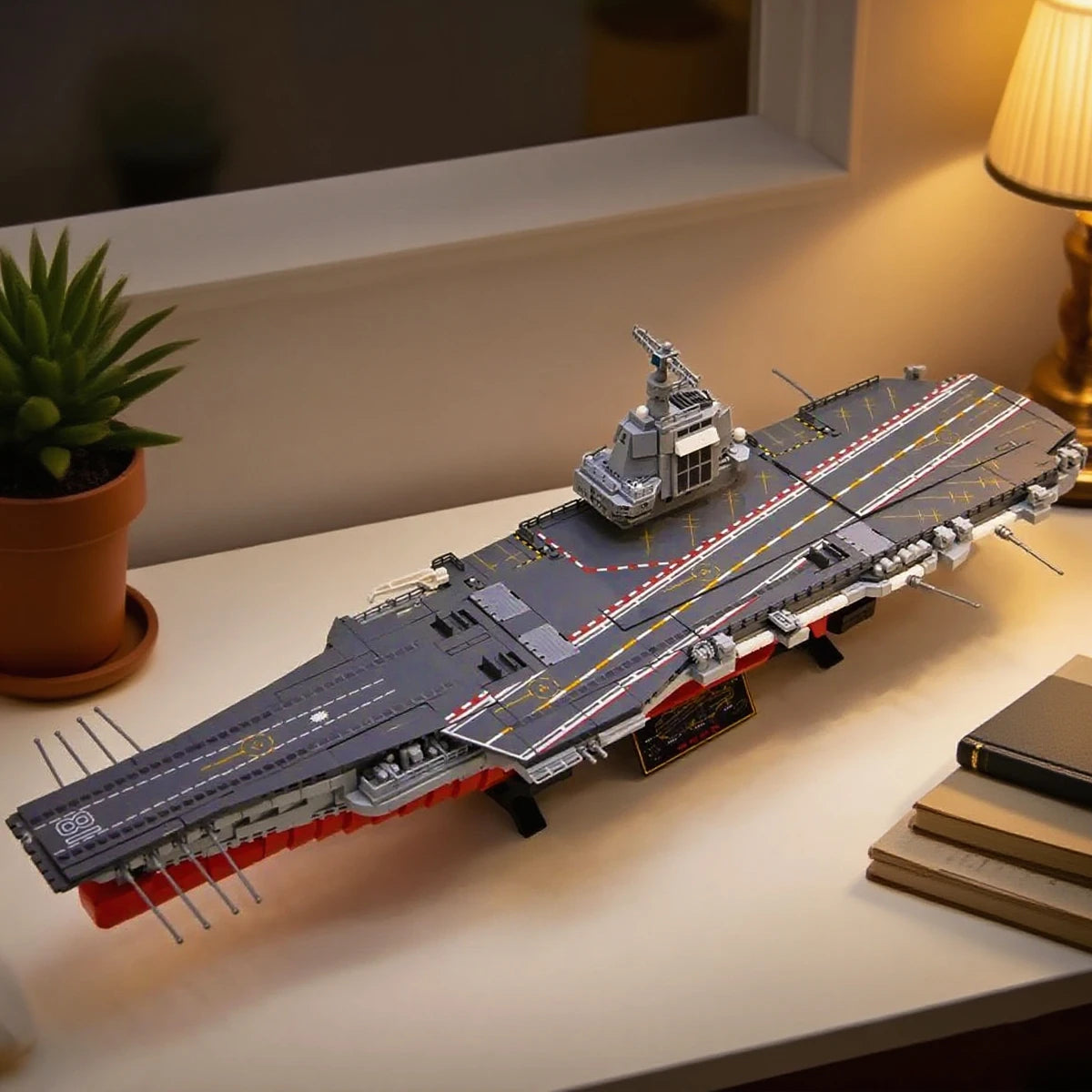 Fujian Aircraft Carrier MOC 208137 – 3049-Piece Elite Naval Building Block Set