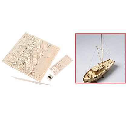 1-30-Scale-Nurkse-Wooden-Sailboat-DIY-Model-Kit-Introductory-Nautical-Hobby-FREETIMEJOY