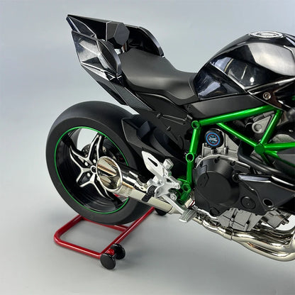 1-6-Scale-Kawasaki-Ninja-H2R-XL-Diecast-Motorcycle-Model-Key-Start-Spray-FREETIMEJOY-Senior-Hobby