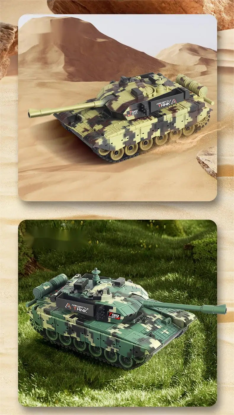 CONUSEA 33CM Remote Control Battle Tank – Interactive Crawler Vehicle with 4-Channel Precision