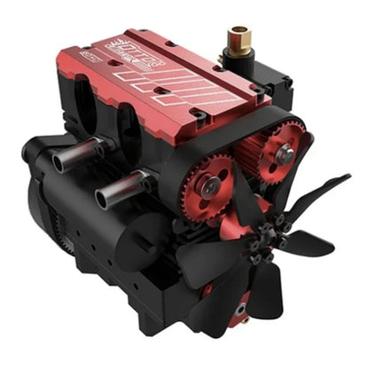 TOYAN FS-L200AC Inline 2-Cylinder 4-Stroke Nitro Engine – Professional DIY Metal Model Kit