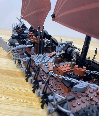 Ghost-Pirate-Ship-Ambush-79008-Building-Blocks-Model-Kit-US-Stock-FREETIMEJOY