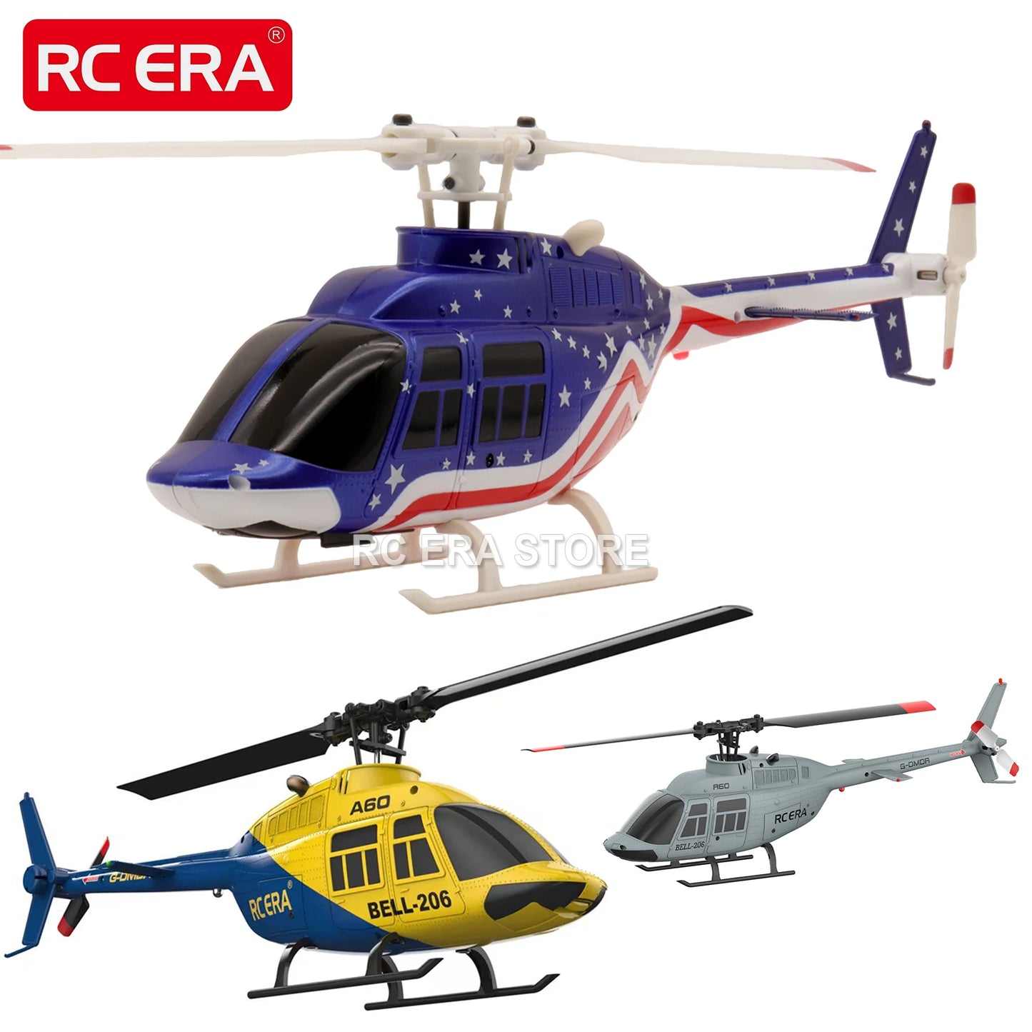 RC ERA A61 Mini Airwolf – 6-Axis Gyro Stabilized RC Helicopter with Altitude Hold