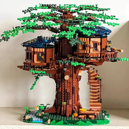 Four-Seasons-Tree-House-Architectural-Building-Blocks-Modular-Nature-Model-FREETIMEJOY-Technical-Hobby