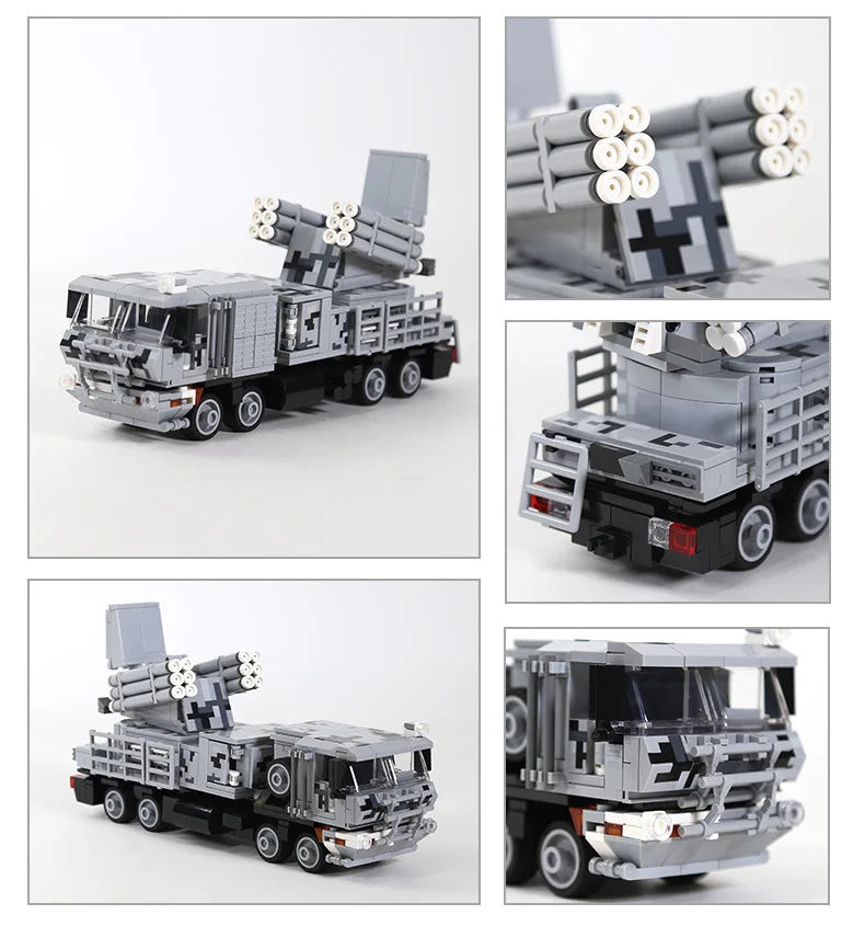 Pantsir-SM-Mobile-Defense-Truck-Technical-Building-Blocks-Model-FREETIMEJOY-Army-Vehicle
