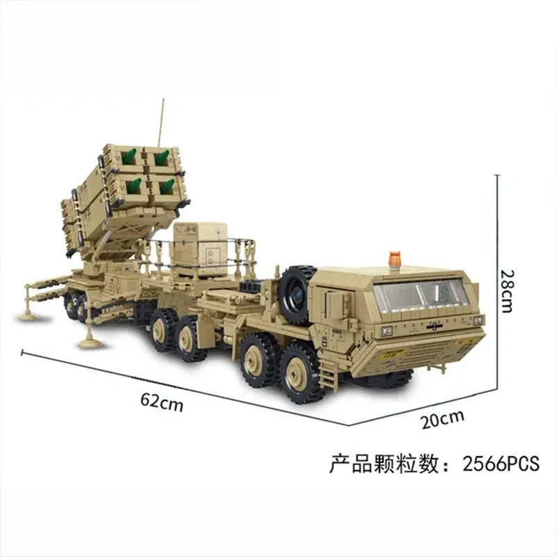 Panlos-M983-Missile-Truck-JLTV-Armored-Vehicle-Military-Technical-Building-Blocks-FREETIMEJOY-Engineering