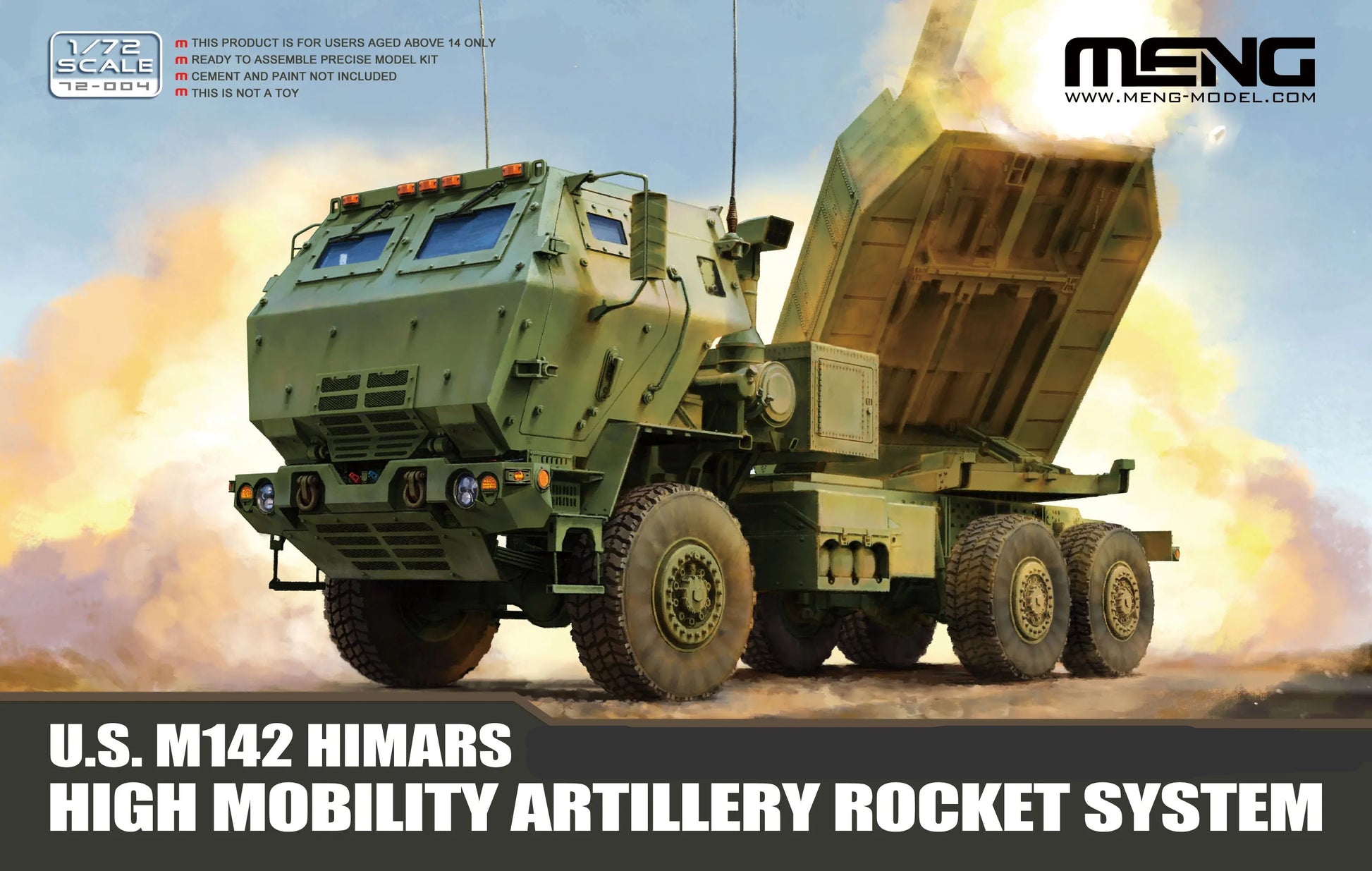 MENG-M142-HIMARS-Rocket-Launcher-1-72-Scale-Military-Model-FREETIMEJOY-Strategic-Hobby