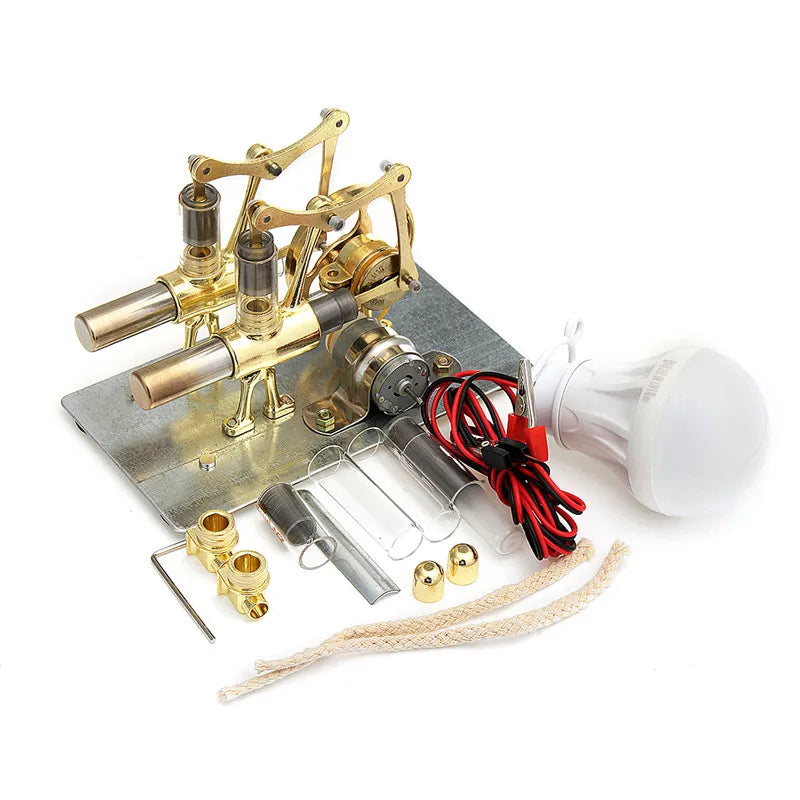 Goni-Balance-Stirling-Engine-Miniature-Metal-Model-Steam-Power-Physics-Toy-FREETIMEJOY-Scientific-Hobby