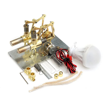 Goni-Balance-Stirling-Engine-Miniature-Metal-Model-Steam-Power-Physics-Toy-FREETIMEJOY-Scientific-Hobby