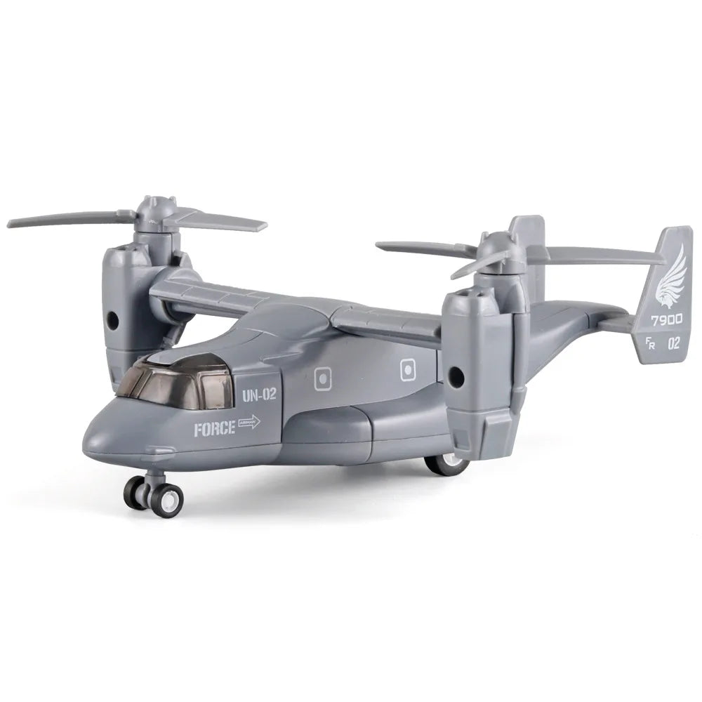 Diecast Alloy V-22 Osprey Tilt-Rotor Aircraft – Professional Aviation Military Model