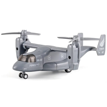 Diecast Alloy V-22 Osprey Tilt-Rotor Aircraft – Professional Aviation Military Model