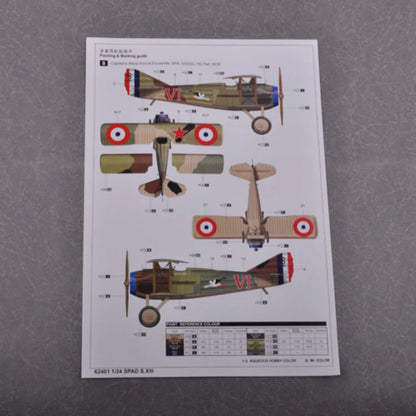 Trumpeter-SPAD-S-XIII-Fighter-1-24-Scale-Aircraft-Model-FREETIMEJOY-Aviation-Hobby