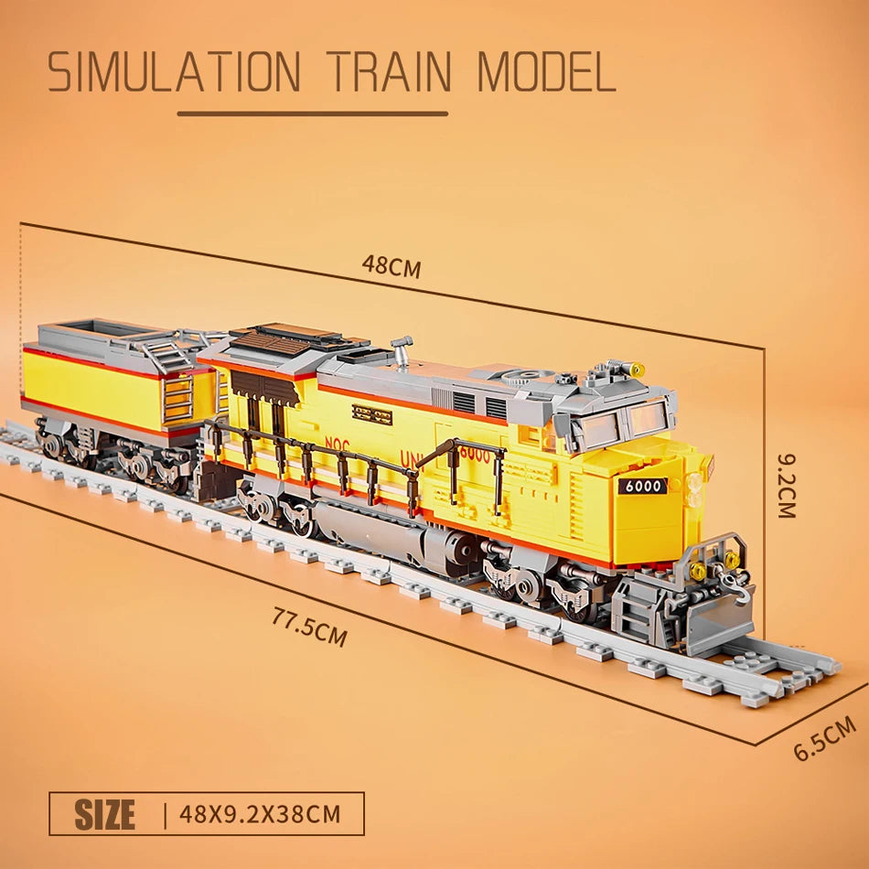 Modern-AC6000CW-Diesel-Locomotive-Technical-Building-Model-Senior-Memory-Care-FREETIMEJOY