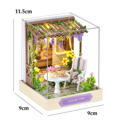 DIY-Miniature-Wooden-Dollhouse-Kit-3D-Puzzle-Senior-Memory-Care-Hobby-FREETIMEJOY