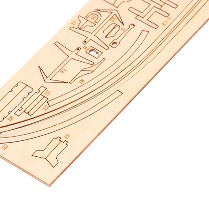 Freetimejoy Wooden Sailing Boat DIY Model Kit - 1:70 Scale Nautical Ship Series (Handcrafted Wood & Canvas)