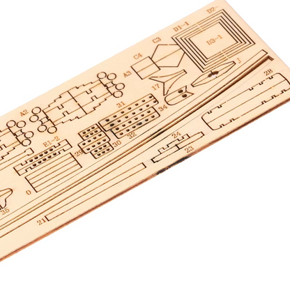 Freetimejoy Wooden Sailing Boat DIY Model Kit - 1:70 Scale Nautical Ship Series (Handcrafted Wood & Canvas)